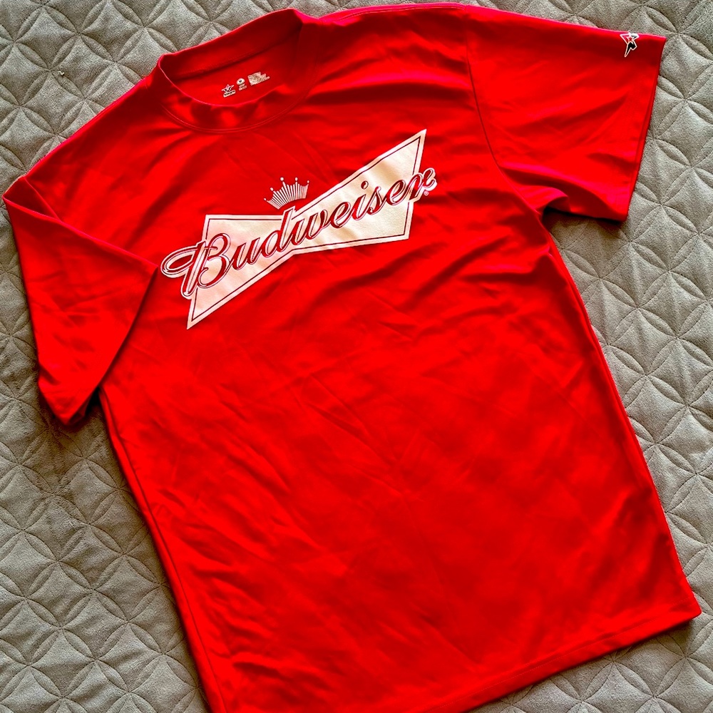 Budweiser athletic jersey